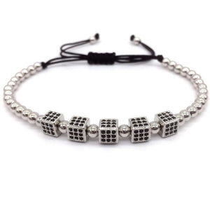 Bracelet Ajustable Dés Hématite - GameUp S