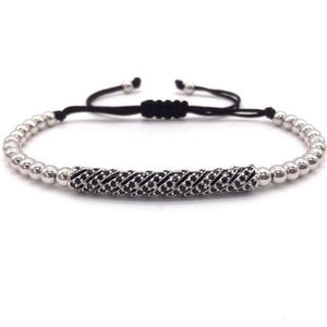 Bracelet Ajustable Hématite - Columnia S