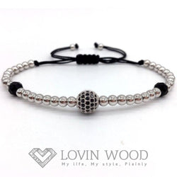 Bracelet Ajustable Perles - Impérial S Argent Bracelets