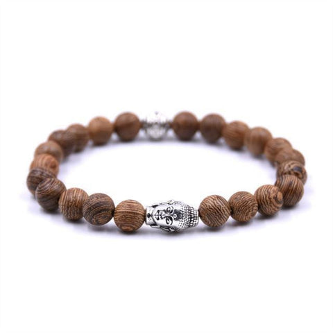 Image of Bracelet Casual Bois Naturel - B.kinsgley S Boudha #2 Bracelets