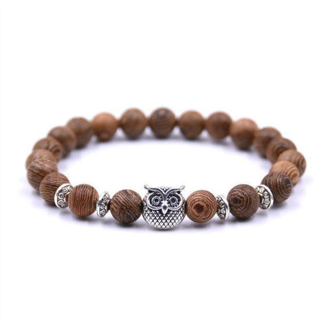 Image of Bracelet Casual Bois Naturel - B.kinsgley S Hibou Bracelets