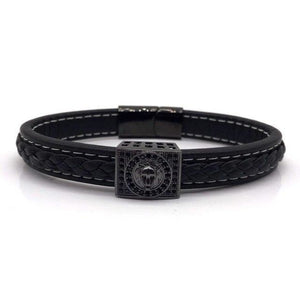 Bracelet  Homme Cuir Lion - Wild B