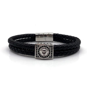 Bracelet  Homme Cuir Lion - Wild S