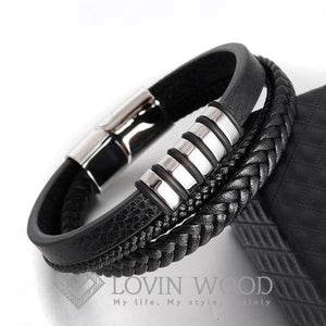 Bracelet Homme Cuir - Spiker S Argent Bracelets