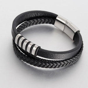 Bracelet Homme Cuir - Spiker  S