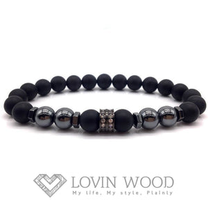 Bracelet Zirconium - Hypnotique B Noir Bracelets