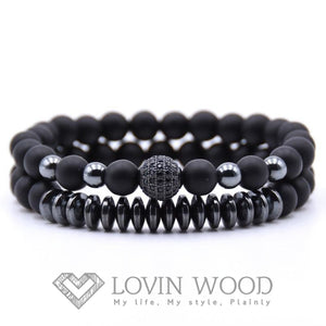 Ensemble Bracelets Lune - B.pitt B Noir Bracelets