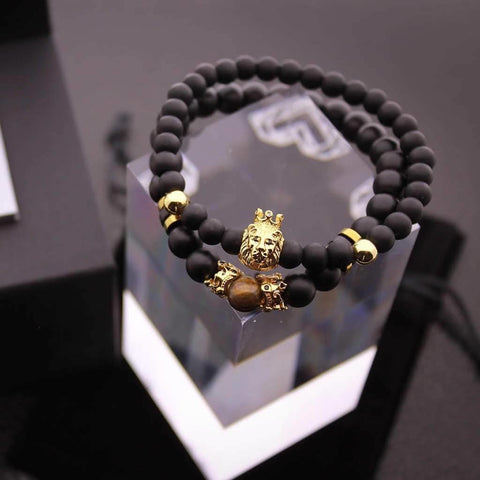 Image of Ensemble Bracelets Tête De Lion - Jungle King G Bracelets